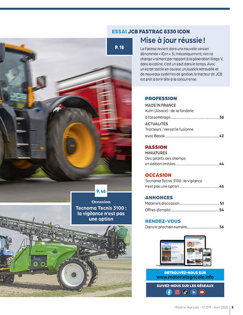 NUMERO 319 MATERIEL AGRICOLE